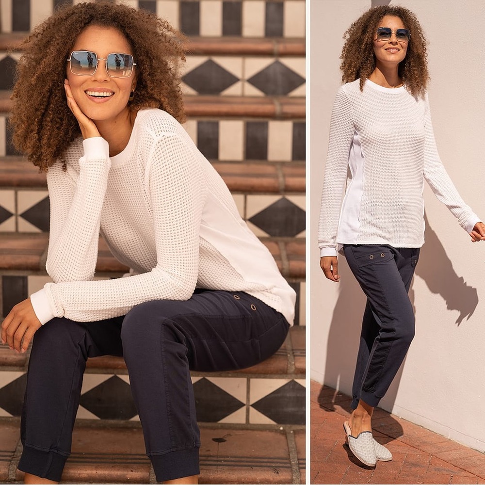XCVI Strickland Pullover Shirt Top, NWT